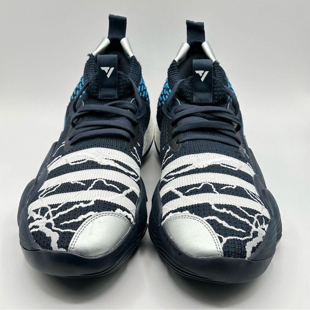 Men’s Adidas Trae Young Basketball Sneakers Blue WhiteSize 11 Sneakers ID2210 - Picture 2 of 11